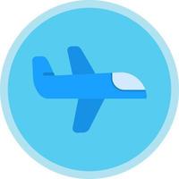 Flugzeug-Vektor-Icon-Design vektor