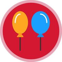 Luftballons-Vektor-Icon-Design vektor