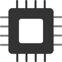 Mikrochip-Vektorsymbol vektor