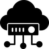 Cloud-Netzwerk-Vektor-Symbol vektor