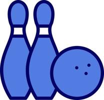 Bowling-Vektor-Symbol vektor