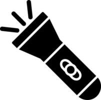 Symbol für Taschenlampenvektor vektor
