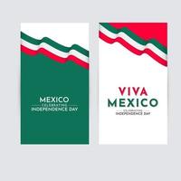 glad mexico självständighetsdagen firande vektor mall design logo illustration