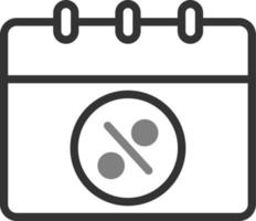 schwarz Freitag Datum Symbol vektor