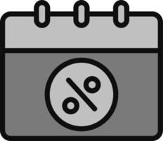 schwarz Freitag Datum Symbol vektor