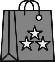 Shopping-Vektor-Symbol vektor