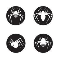 Spinne Logo Bilder Illustration vektor