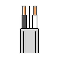 uf unter Tage Feeder Kabel Farbe Symbol Vektor Illustration