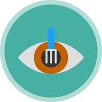 Auge Löffel Vektor Icon Design