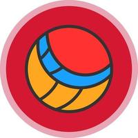 Volleyball-Vektor-Icon-Design vektor