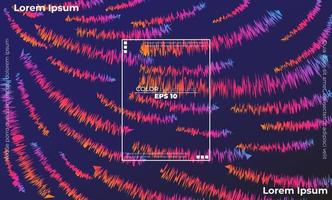 modern linje vågkurva abstrakt presentation bakgrund vektor