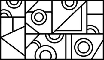 minimalistisch geometrisch abstrakt Formen Linie Kunst zum Einladung, Abdeckung, Broschüre, Flyer, Poster, Muster, Textur vektor
