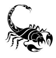 tatuering scorpion illustration .skorpion ikon. vektor skorpion.