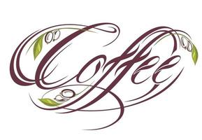 Kaffee Logo Vorlage Vektor Icon Design