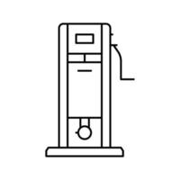 korv stoppare linje ikon vektor illustration