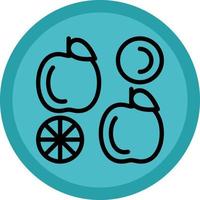 Vektor-Icon-Design für gesunde Ernährung vektor