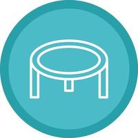 Trampolin-Vektor-Icon-Design vektor