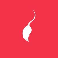 Ratte Linie Kunst. einfach minimalistisch Logo Design Inspiration. Vektor Illustration.