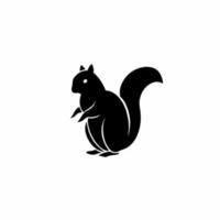 Eichhörnchen Linie Kunst. einfach minimalistisch Logo Design Inspiration. Vektor Illustration.