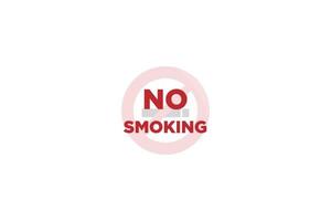 Nein Rauchen Zeichen Symbol Illustration vektor