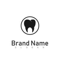 dental logotyp design.creative tandläkare logotyp. tandvårdsklinik kreativa företag vektor logotyp.