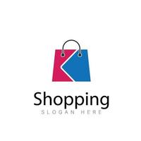 abstrakt Einkaufen Tasche. abstrakt Einkaufen Logo. online Geschäft Logo. vektor