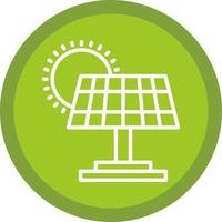 Solarpanel-Vektor-Icon-Design vektor