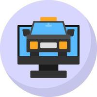 Taxi-Vektor-Icon-Design vektor