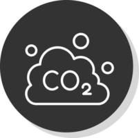 Co2-Vektor-Icon-Design vektor