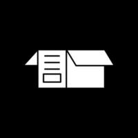 Box-Vektor-Icon-Design vektor