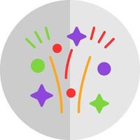 Feuerwerk-Vektor-Icon-Design vektor