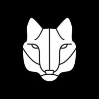 Wolf-Vektor-Icon-Design vektor