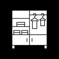 Schrank-Vektor-Icon-Design vektor