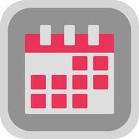 Kalender-Vektor-Icon-Design vektor