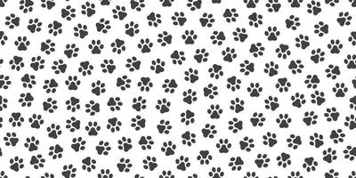 Pfote nahtlos Muster Hund Pfote Katze Pfote Bulldogge Vektor isoliert Hintergrund Hintergrund