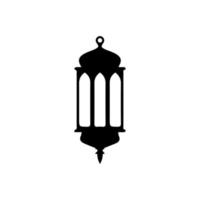 islamic lyktor illustration design, islamic silhuett dekoration mall vektor. prydnad islamic ramadan lykta symbol. platt arabicum ikon svart och vit, översikt vektor