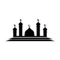 Moschee einfach Symbol, islamisch Anbetung Ort, Muslim Symbole, Vektor Illustration. eben Moschee Symbol Design Vektor, Moschee Silhouette. Hadsch, umra, Ramadhan karem, ied Mubarak