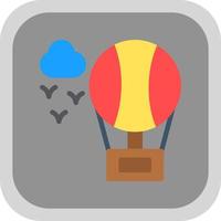 Luftballon-Vektor-Icon-Design vektor