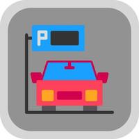 Parkplatz-Vektor-Icon-Design vektor