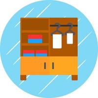 Schrank-Vektor-Icon-Design vektor