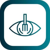 Auge Löffel Vektor Icon Design