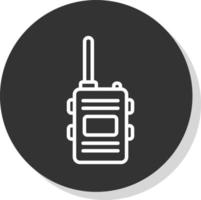 Walkie-Talkie-Vektor-Icon-Design vektor