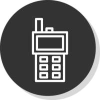 Walkie-Talkie-Vektor-Icon-Design vektor