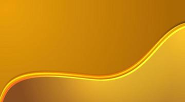 abstrakte elegante goldene Welle Hintergrundvektorillustration vektor