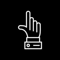 Finger-Vektor-Icon-Design vektor