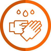 Vektor-Icon-Design zum Händewaschen vektor