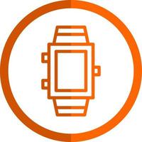 Smartwatch-Vektor-Icon-Design vektor