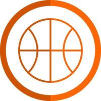 Basketball-Vektor-Icon-Design vektor