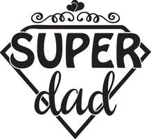 Super Familie svg Design vektor