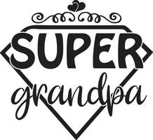 Super Familie svg Design vektor